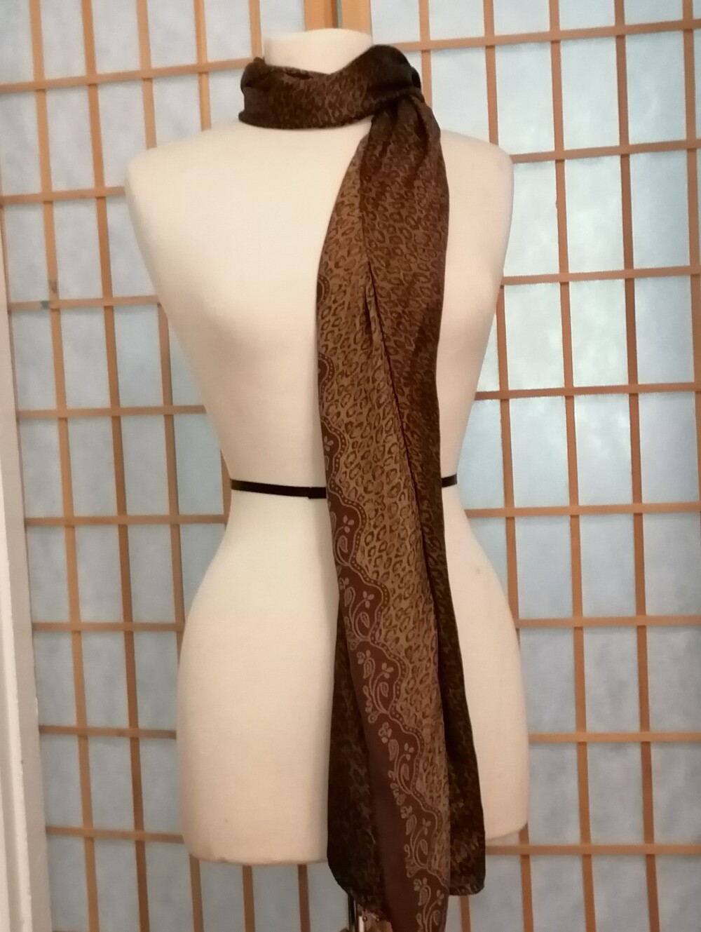 Rare Victoria's Secret silk leopard scarf shawl